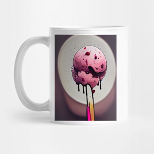 Delicious cherry ice cream Mug